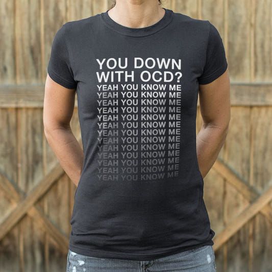 Down With OCD Yeah You Know Me graphic Women's T-Shirt in Midnight