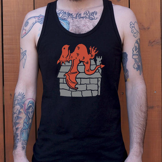 Dragon's House Mashup Parody graphic Men's Tank Top in Black