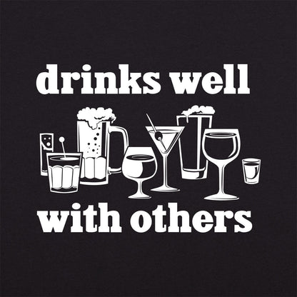 Drinks Well With Others Beer Wine and Cocktail Glasses
