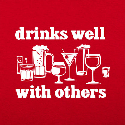 Drinks Well With Others Beer Wine and Cocktail Glasses
