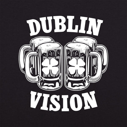 Dublin Vision Double Beer Mugs with Shamrocks