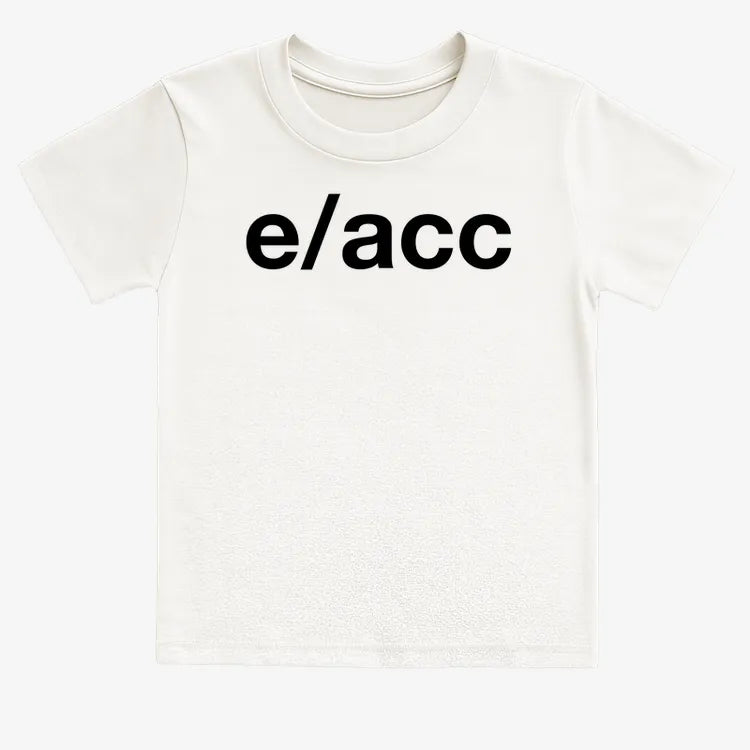 e/acc-Kids T-Shirt-White