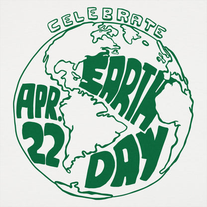 Celebrate Earth Day April 22 Globe Design