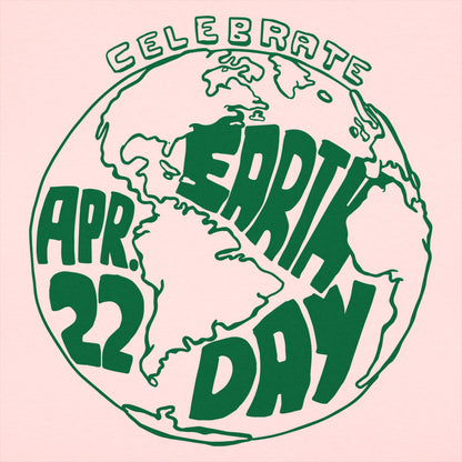 Celebrate Earth Day April 22 Globe Design