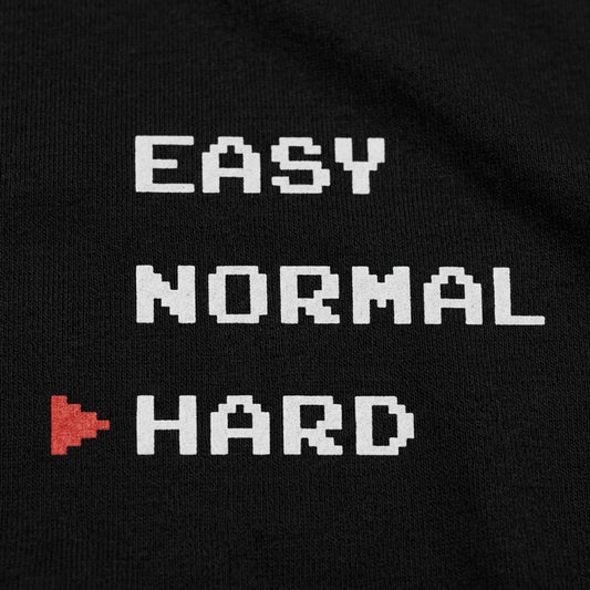 Easy Normal Hard Video Game Difficulty Select Menu detail