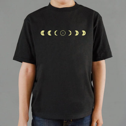 Eclipse Spelled Out in Moon Phases