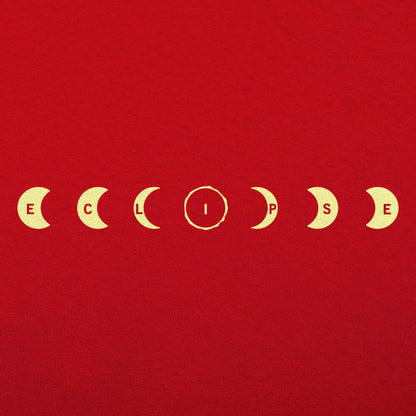 Eclipse Spelled Out in Moon Phases