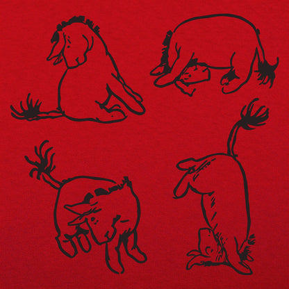 Eeyore's Tail - Winnie the Pooh Donkey Illustration
