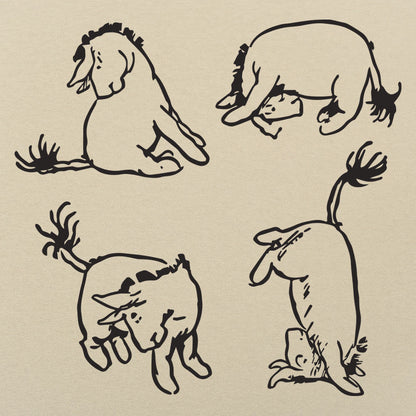 Eeyore's Tail - Winnie the Pooh Donkey Illustration