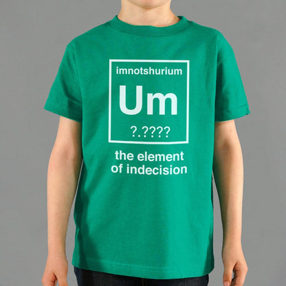 Element of Indecision Um Imnotshurium Periodic Table Pun