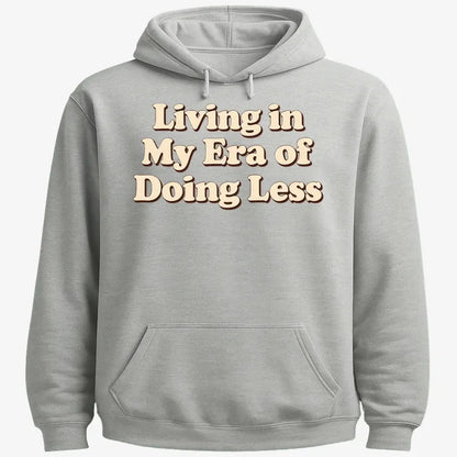 Era of Doing Less Tee-Hoodie-Gray Heather