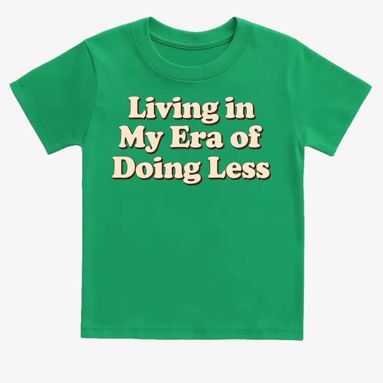 Era of Doing Less Tee-Kids T-Shirt-Green