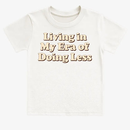 Era of Doing Less Tee-Kids T-Shirt-White