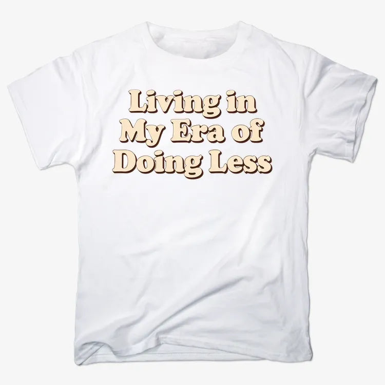Era of Doing Less Tee-Men's T-Shirt-White
