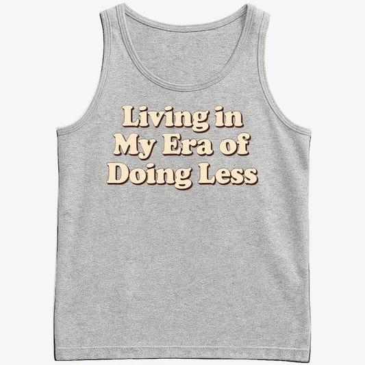Era of Doing Less Tee-Men's Tank Top-Gray Heather
