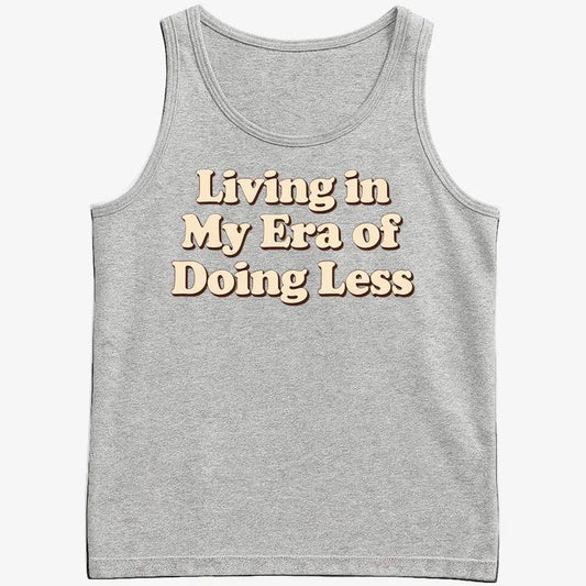 Era of Doing Less Tee-Men's Tank Top-Gray Heather