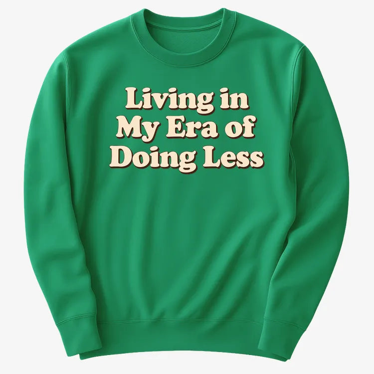 Era of Doing Less Tee-Sweater-Green