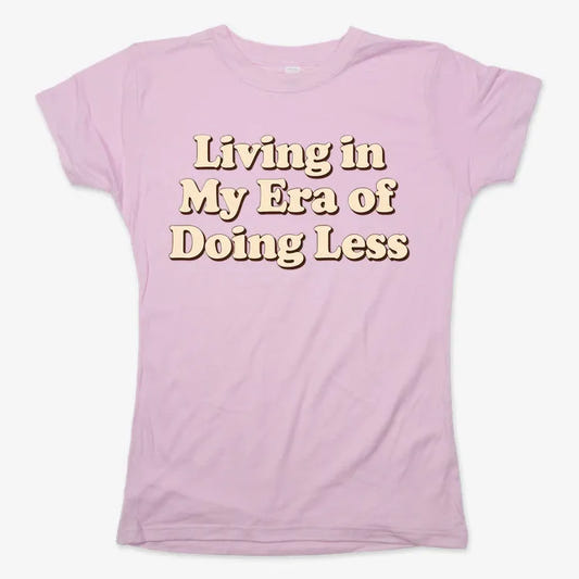Era of Doing Less Tee-Women's T-Shirt-Soft Pink