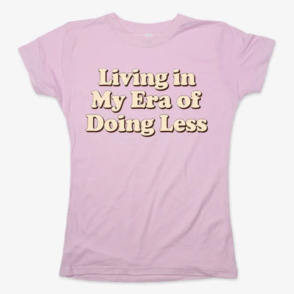 Era of Doing Less Tee-Women's T-Shirt-Soft Pink