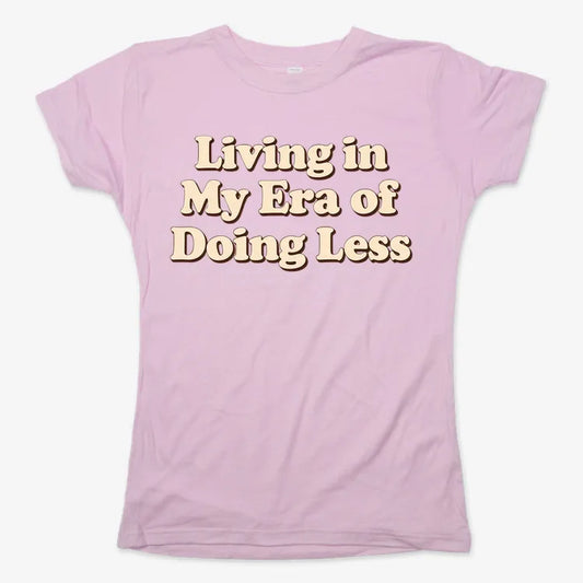 Era of Doing Less Tee-Women's T-Shirt-Soft Pink