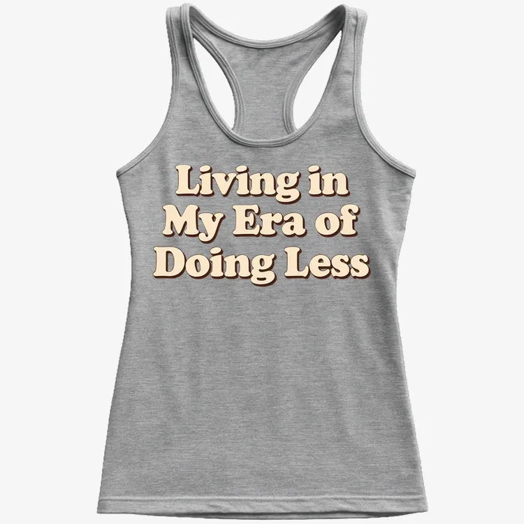 Era of Doing Less Tee-Women's Tank Top-Gray Granite