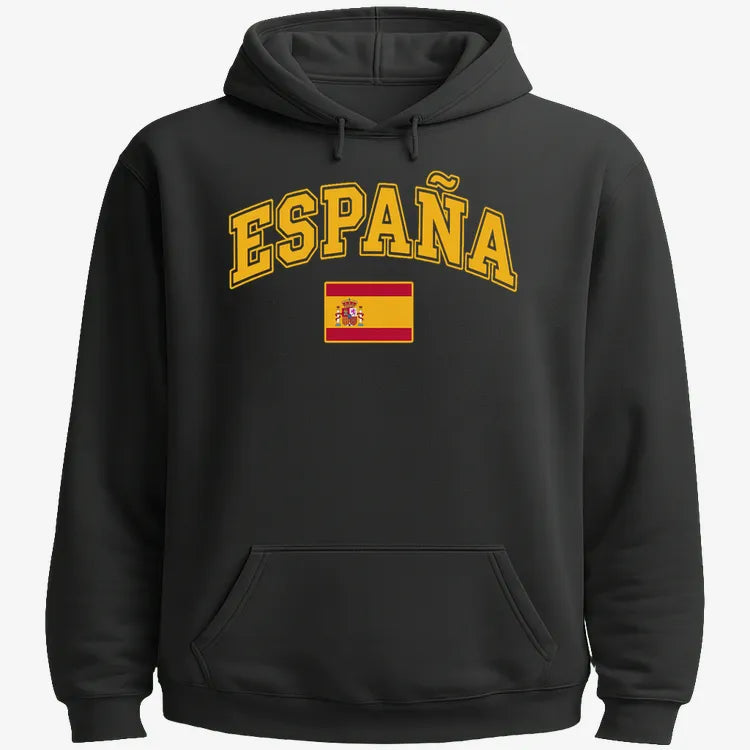 ESPAÑA Futbol Soccer-Hoodie-Black
