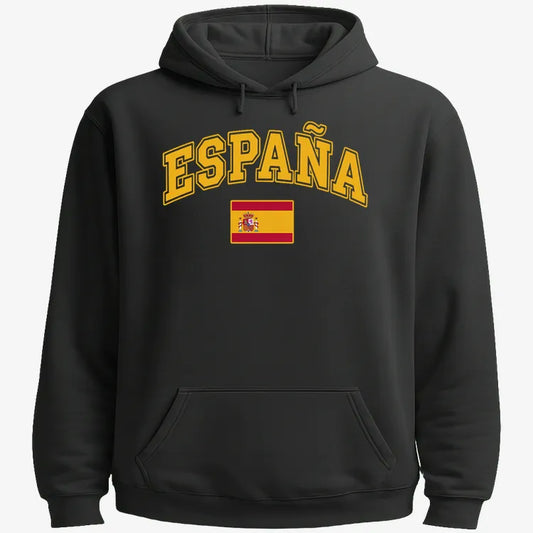 ESPAÑA Futbol Soccer-Hoodie-Black
