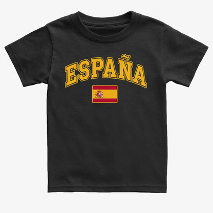 ESPAÑA Futbol Soccer-Kids T-Shirt-Black