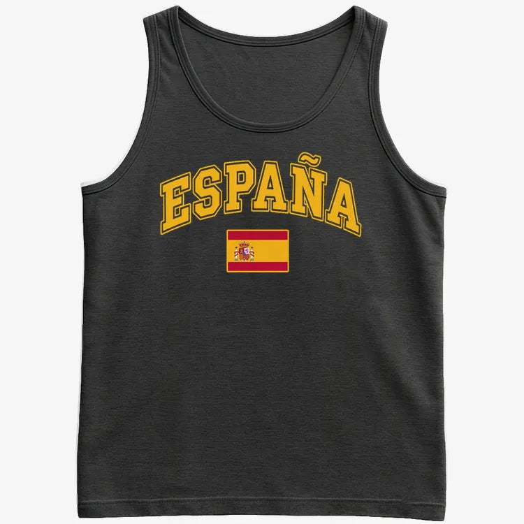 ESPAÑA Futbol Soccer-Men's Tank Top-Black