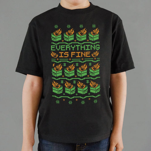 Everything Is Fine Cross Stitch - 6DollarShirts