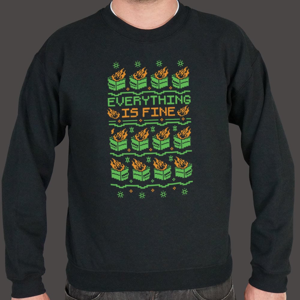 Everything Is Fine Cross Stitch - 6DollarShirts