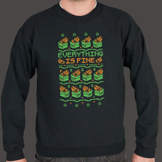 Everything Is Fine Cross Stitch - 6DollarShirts
