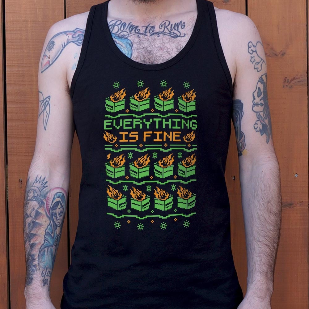 Everything Is Fine Cross Stitch - 6DollarShirts