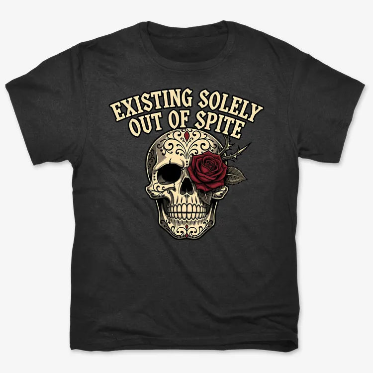 Existing Solely Out of Spite-Men's T-Shirt-Black