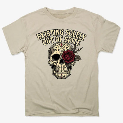 Existing Solely Out of Spite-Men's T-Shirt-Sand