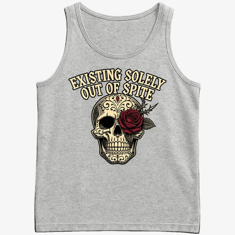 Existing Solely Out of Spite-Men's Tank Top-Gray Heather