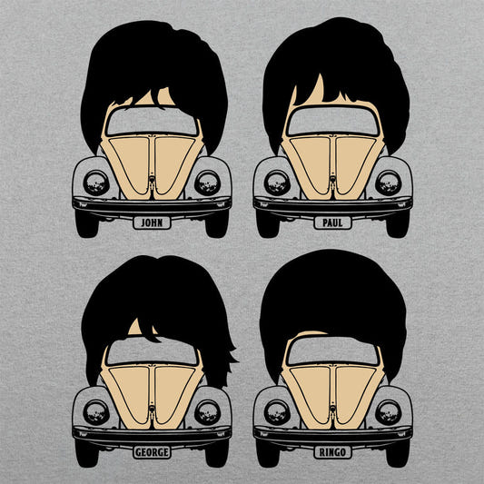 Fab Four on the Floor graphic Unisex Heavyweight T-Shirt in Gray Heather