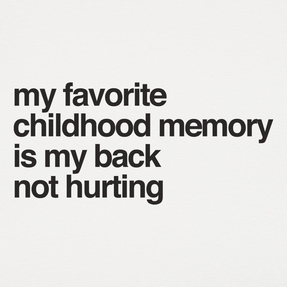 Favorite Childhood Memory
