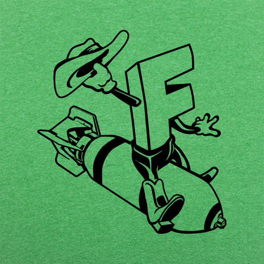 F-Bomb Cowboy graphic tee design