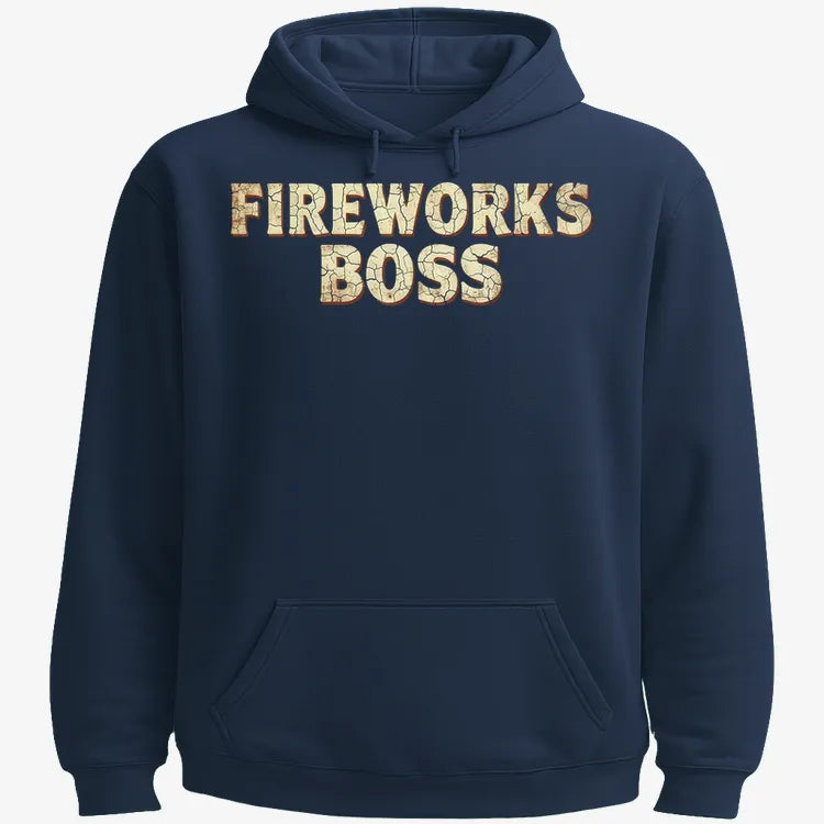 Fireworks Boss-Hoodie-Navy Blue