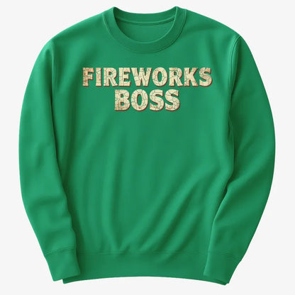 Fireworks Boss-Sweater-Green