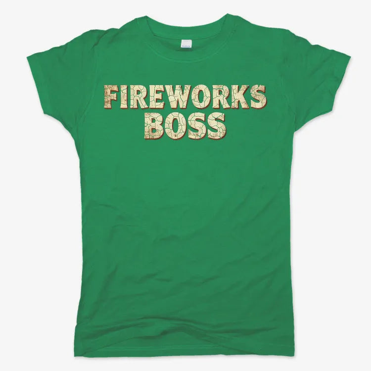 Fireworks Boss-Women's T-Shirt-Lucky Green