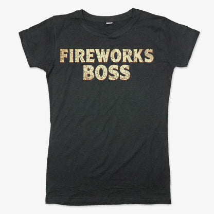 Fireworks Boss-Women's T-Shirt-Midnight