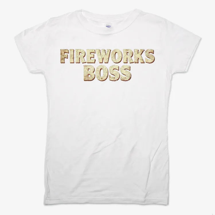Fireworks Boss-Women's T-Shirt-Snow