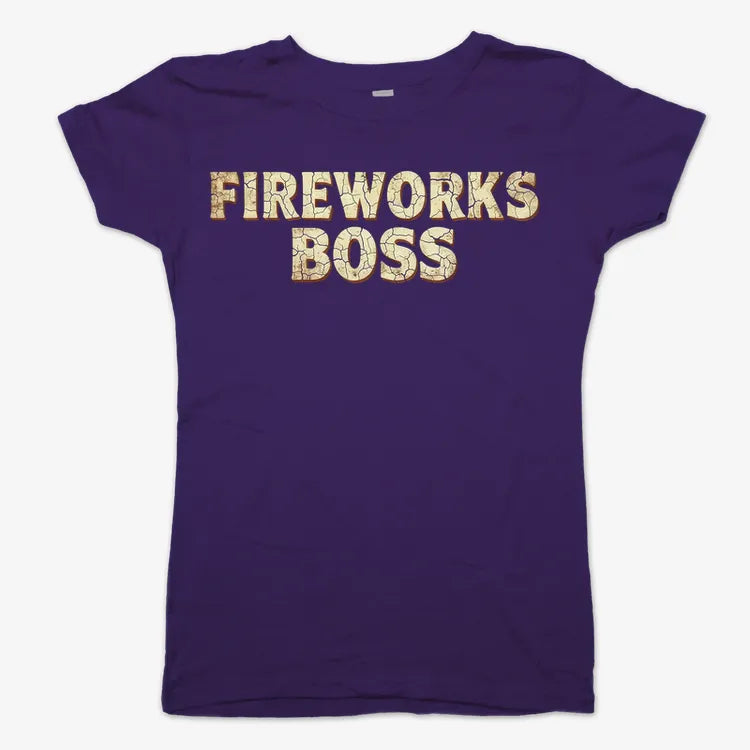 Fireworks Boss-Women's T-Shirt-Violet