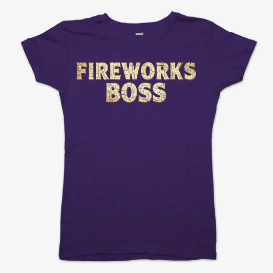 Fireworks Boss-Women's T-Shirt-Violet