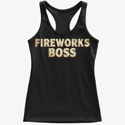 Fireworks Boss-Women's Tank Top-Midnight