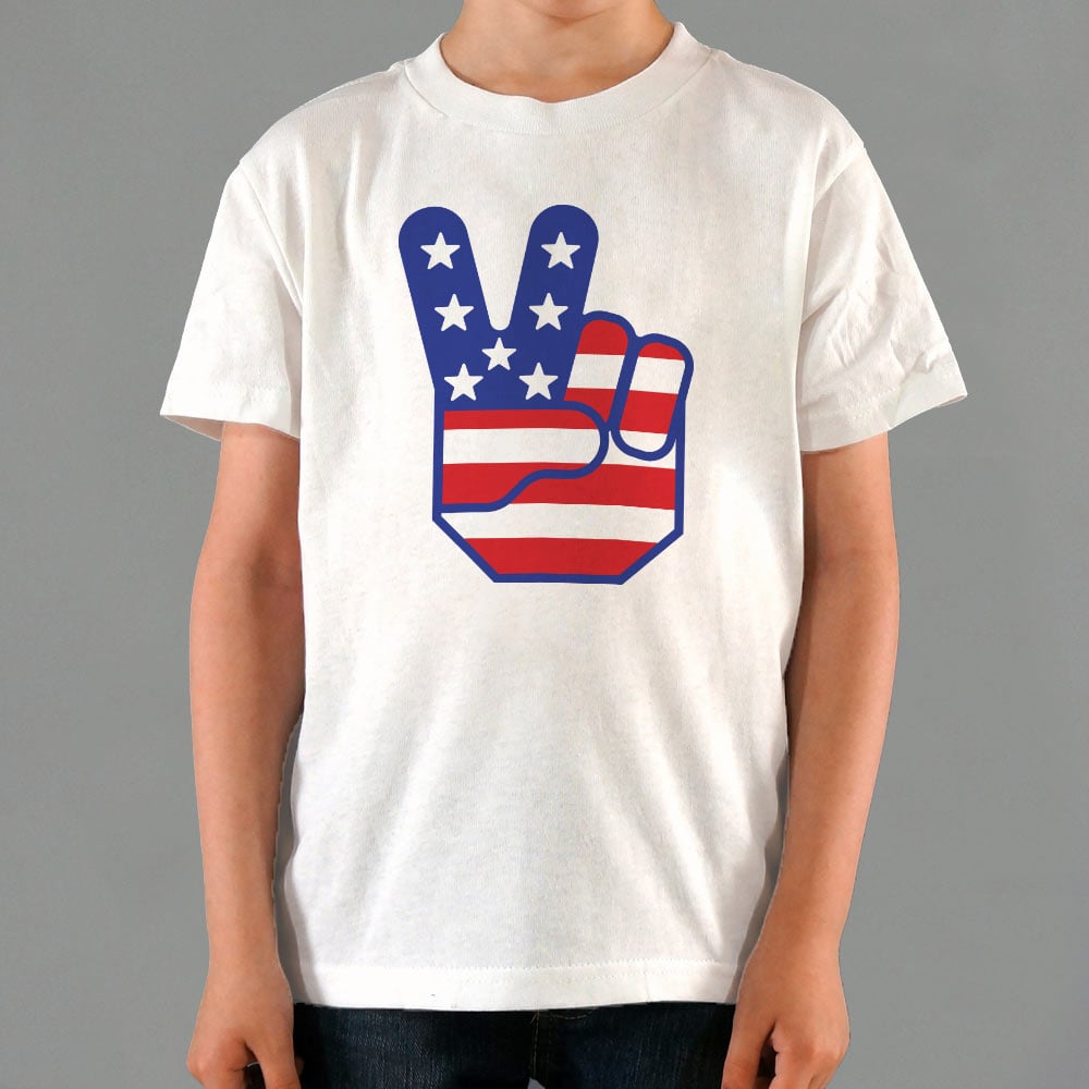 Flag Peace Sign - 6DollarShirts