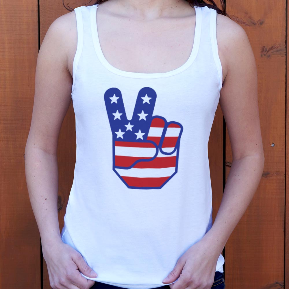 Flag Peace Sign - 6DollarShirts