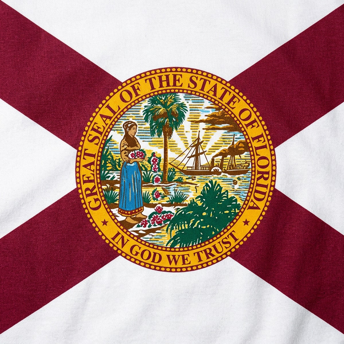 Florida Flag Full Color detail
